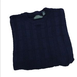 (OSCAR DE LA RENTA) Men’s Crewneck Sweater XL